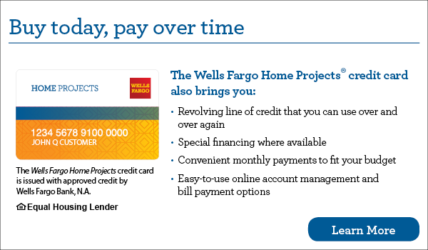 Financing by Wells Fargo
